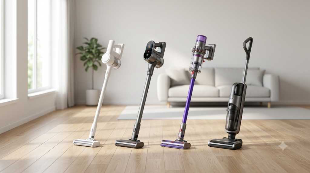 Best vacuum cleaners for 2026 compared — cordless stick and upright vacuums for home cleaning